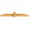Ekena Millwork Eugene Rough Sawn Timber Gable Bracket, Western Red Cedar, 60"W x 10"H x 4"D x 4"F, 4/12 Pitch GBW060X10X0404EUG00RWR - alternate 3